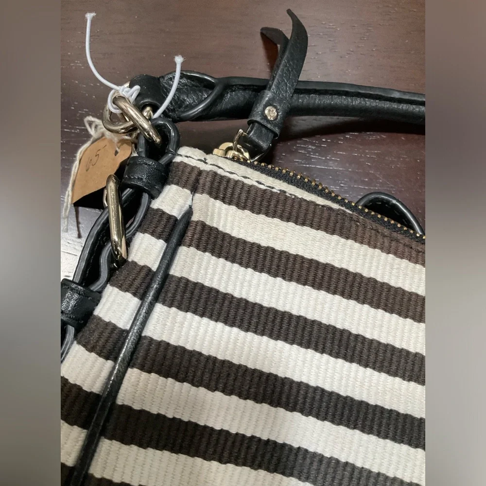 KATE‎ SPADE COBBLE HILL STRIPE SHOULDER BAG